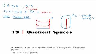 MTH 427/527:  Chapter 19: Quotient spaces (part 1/3)
