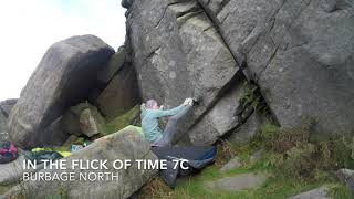 Video thumbnail of In the Flick of Time, 7c. Peak District