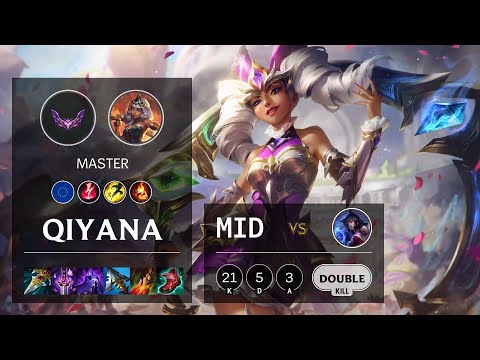 Qiyana Mid vs Ahri - EUW Master Patch 12.4