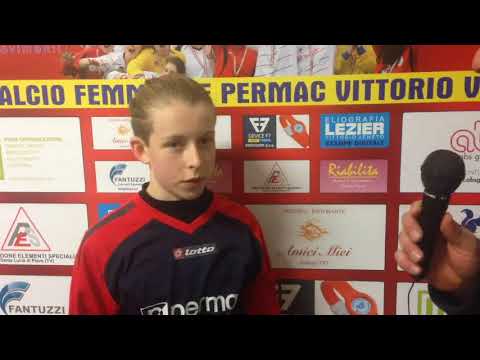 Giovanissimi: Fregona - Vittorio Permac. HL+Interviste(21-12-'17).