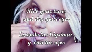 Britney Spears - Don&#39;t Cry - Subtitulos Español Inglés