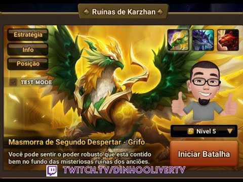Time safe 100% farmavel segundo despertar NO ANDAR 5 para todos os GRIFFON Summoners War!
