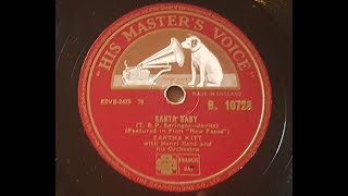 Eartha Kitt   &#39;Santa Baby&#39; 1953 78 rpm