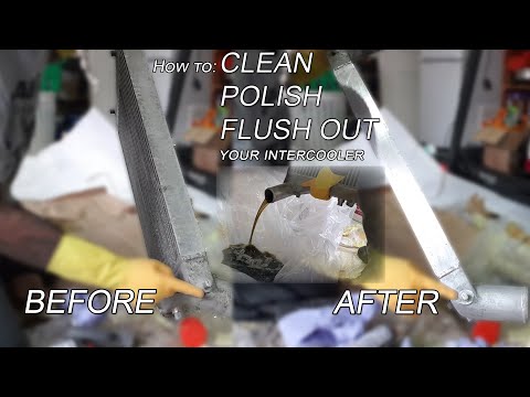 HOW TO CLEAN, POLISH & FLUSH OUT YOUR INTERCOOLER!