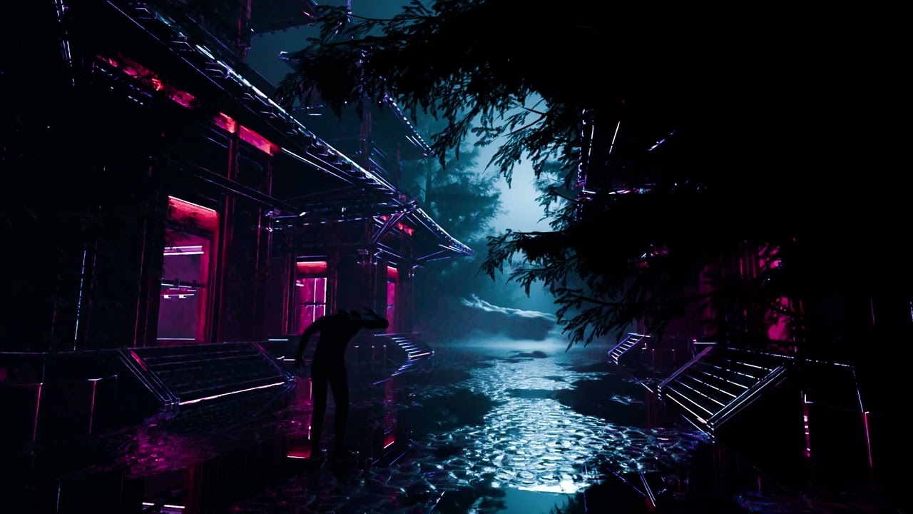 Cyberpunk Neo-Tokyo Alleyway Shrine Environment 3D Model