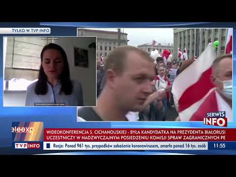 Swietłana Cichanouska: Apel o wolne wybory i koniec przemocy