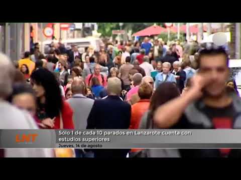 Sólo 1 de cada 10 parados en Lanzarote cuenta con estudios superiores