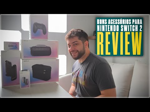 SWITCH 2 | REVIEW DE NOVAS CAPAS E ACESSÓRIOS JSAUX