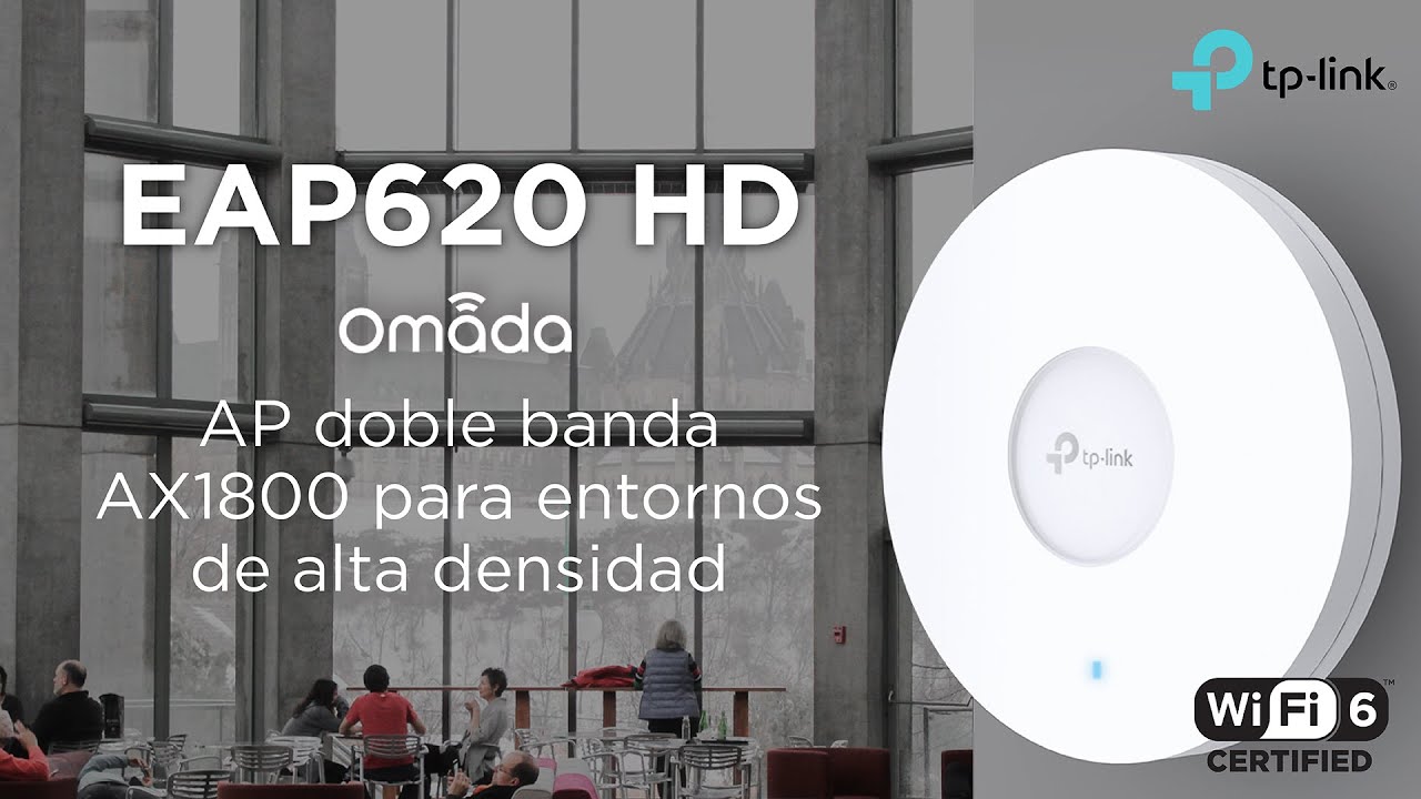 Miniatura da avaliação em vídeo de Access Point TP-Link EAP620 HD Wi-Fi 6 Dual Band