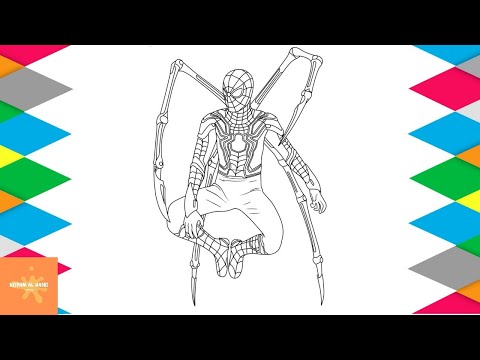 Coloring Pages Spider-man No Way Home | Avengers Spiderman Coloring