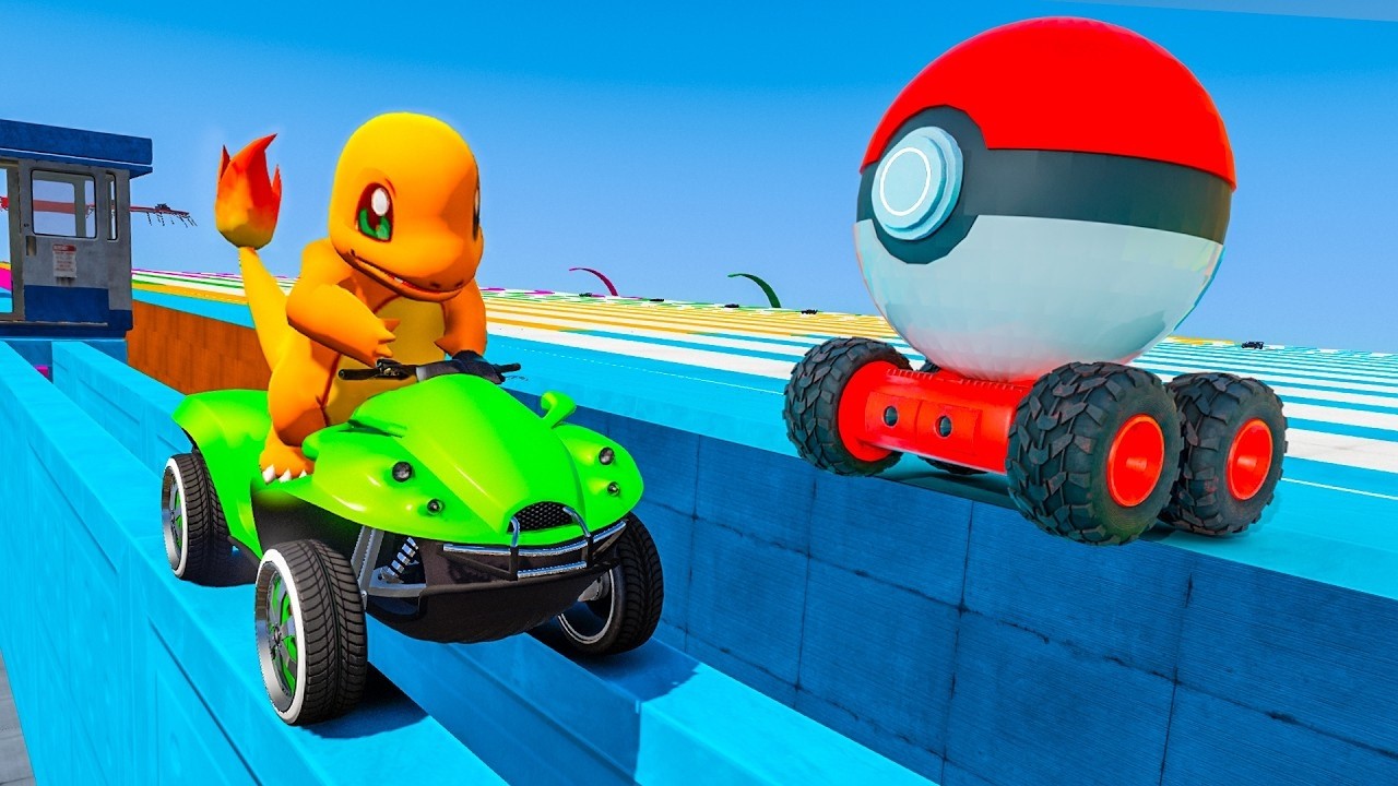CORRE O TE ATROPELLO! POKEMON!! - GTA 5 ONLINE