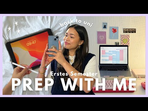 PREP WITH ME FOR UNIVERSITY: First semester, preparation, business administration, marketing mast...