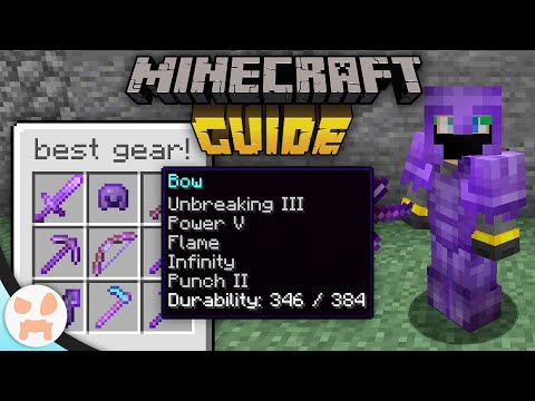 THE BEST NETHERITE GEAR! | Minecraft Guide - Minecraft 1.17 Tutorial Lets Play (159)
