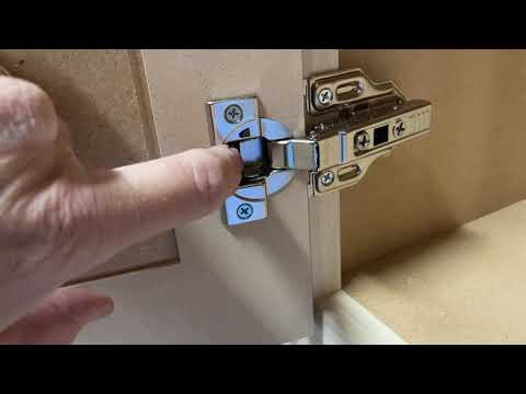 Soft Close Blum Door Hinges- What Does This Tiny Button Do?