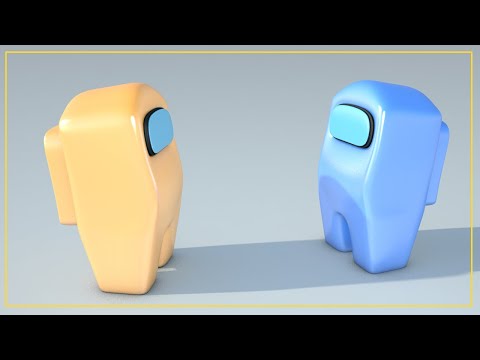 Among Us 3D Modeling in Cinema 4D Tutorial