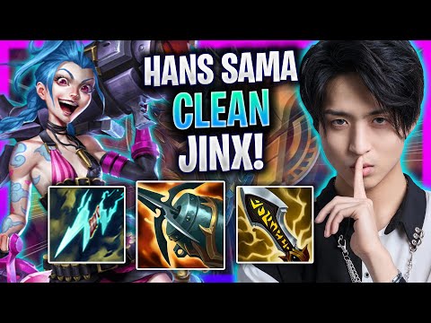HANS SAMA IS SO CLEAN WITH JINX! - G2 Hans Sama Plays Jinx ADC vs Senna! | Season 2024