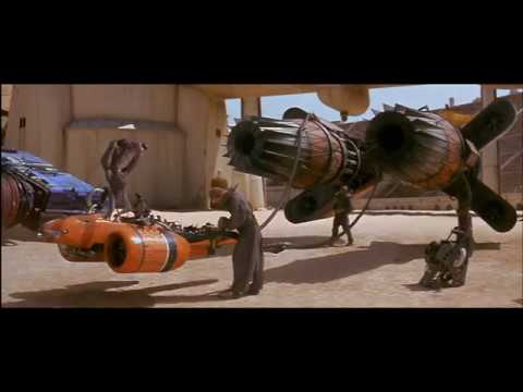 Complete Podrace Grid Sequence - Deleted Scene 3 - The Phantom Menace