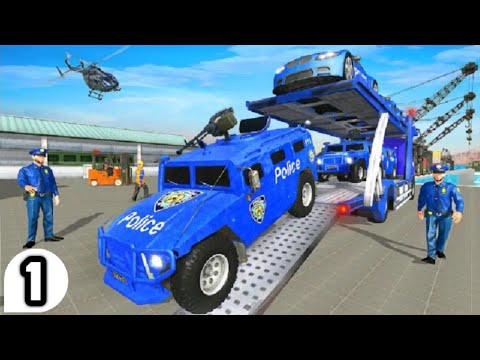 Grand Police Transport Truck : Simulator Mode : All Levels Gameplay Walkthrough