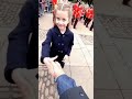 Princess Charlotte is very happy when she is invited to shake hands❤️✨ (HD) || #short #shorts