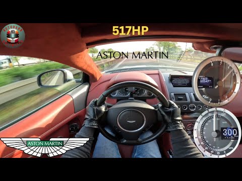 Aston Martin DB9 V12 || 517HP || TOP SPEED on german Autobahn