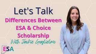 Differences between Choice Scholarship Program & Indiana ESA 