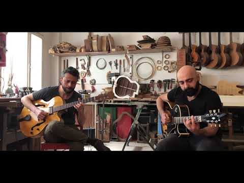 Briken Guitars jazz guitar musician by Volkan Polat Sinan Altıparmak 3