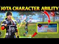 Free Fire jota character ability | Jota character ability in free fire | Jota character ability