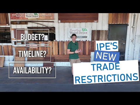 Ipe & Cumaru Added to CITES: What It Means for Deck Builders, Prices & Supply in 2025