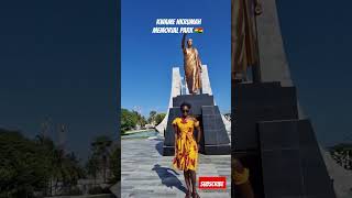 I visited the Kwame Nkrumah Memorial Park with my Senegalese friend #Ghana #visitghana #kwameNkrumah