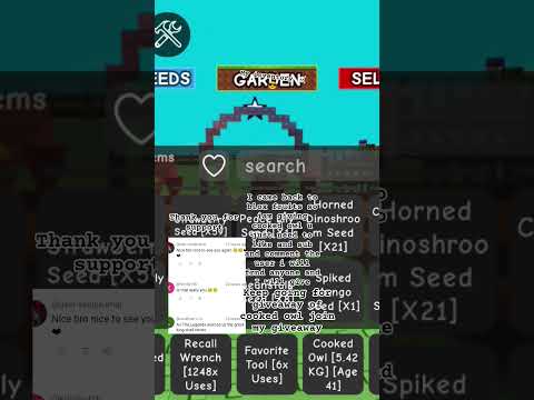 giveaway time😎 #giveaway#growagarden#viral