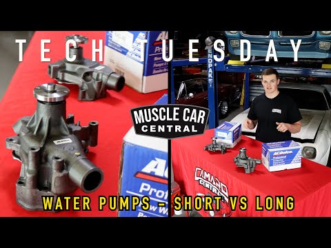 🎥 Tech Tuesday: Short vs. Long Water Pumps for 1967 - 1969 Camaros