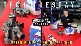 🎥 Tech Tuesday: Short vs. Long Water Pumps for 1967 - 1969 Camaros