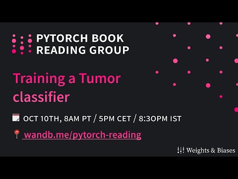 PyTorch Book Reading - 7. Training a Tumor classifier