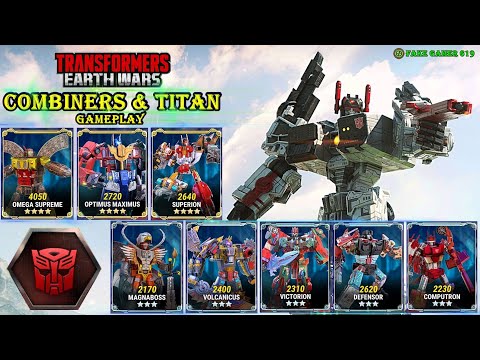 ALL AUTOBOT COMBINERS, GODMASTER & TITAN DESTROY DECEPTICONS - TRANSFORMERS