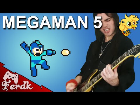 Megaman 5 - "Opening & Title Theme"【Metal Guitar Cover】 by Ferdk
