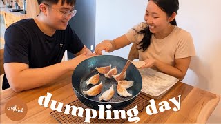 #29 - Making Homemade Dumplings (potstickers) with pantry ingredients only