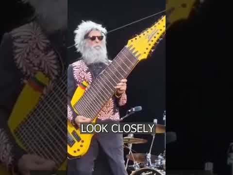 The bassist of  ZZ Top uses a 17-string bass guitar