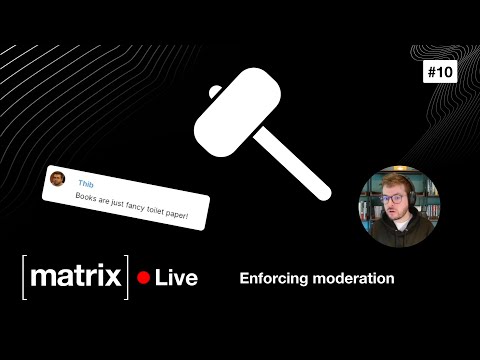 Matrix Tutorials #10 — Enforcing Moderation with Mjolnir