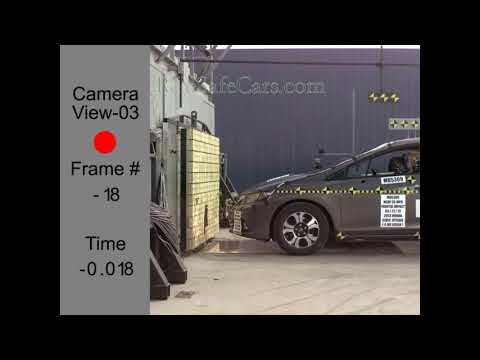Honda Civic Hybrid (2013) Crash Tests (Side-Pole, Front, Side)