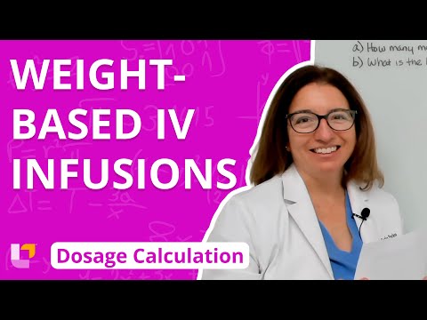 Weight Based IV Infusions: Dosage Calculation | @LevelUpRN