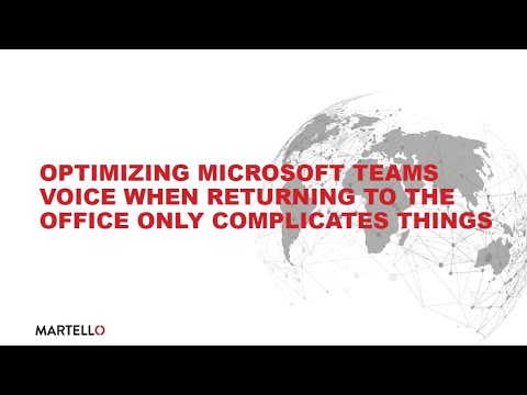 Optimizing Microsoft Teams Voice When Returning to the Office Only Complicates Things