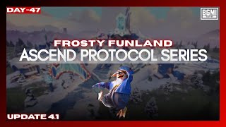 ASCEND PROTOCOL Day 47/60 | Conqueror Lobby Full Rush Gameplay | BGMI 4.1 Update | Augustin Live