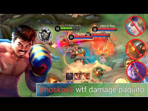 EPIC COMEBACK IS REAL NEW BUILD & EMBLEM PAQUITO | TOP GLOBAL PAQUITO - MLBB