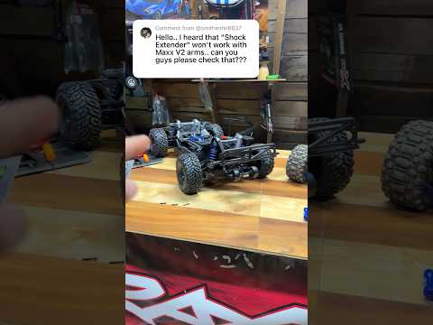 do the maxx slash droop things work on a widemaxx? #rccar #traxxas #youtubeshorts #questionanswer