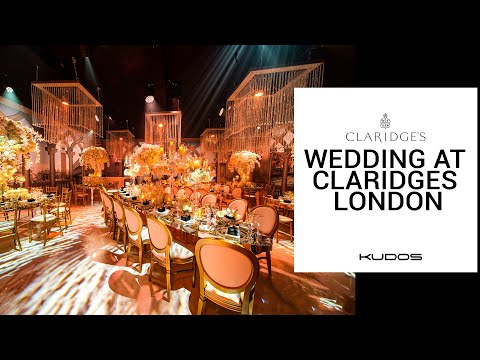 Luxury Wedding Reception At Claridges London 2022 - Best Wedding Venue In London | KudosMusic.co.uk