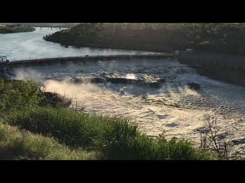 ATS Montana Great Falls comparison Black Eagle Falls - Game to Real Life