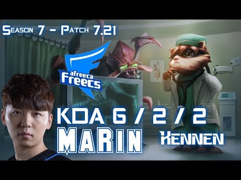 AFs MaRin KENNEN vs WUKONG Top - Patch 7.21 KR Ranked
