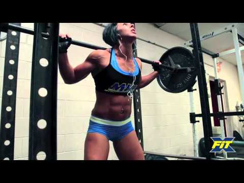 FEMALE PRO BODYBUILDER TAKES ON CrossFit - Dana Linn Bailey (Song: Fabolous - Breathe)