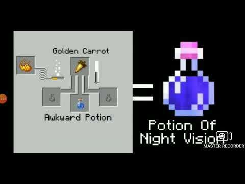 Minecraft all brewing potion recipe for beginners