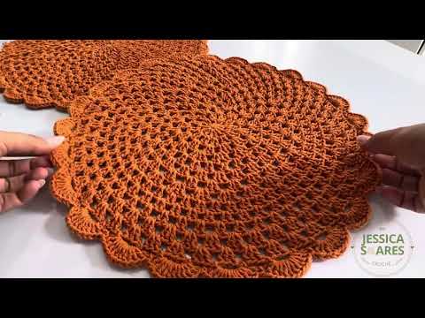 Sousplat de crochê  tradicional